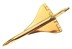Image de Concorde Large Pin Anstecker Gold
