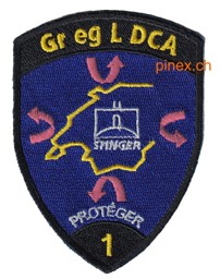 Image de Gr eg L DCA 1 schwarz ohne Klett Flab Badge