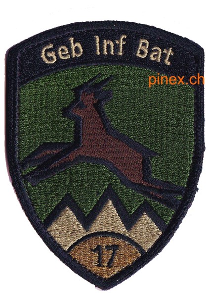 Immagine di Geb Inf Bat 17 gold Gebirgsinfanterie-Abzeichen mit Klett 