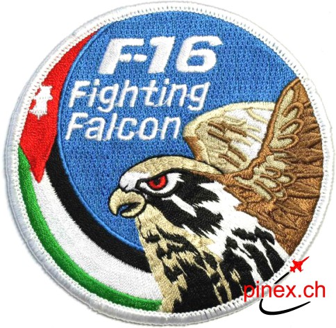 Image de F-16 Fighting Falcon Jordanien Abzeichen Patch