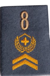 Picture of Feldweibel Achselschlaufe 8 Militärpolizei. Preis gilt für 1 Stück 