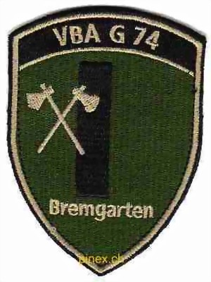 Picture of Genie VBA G 74 Abzeichen mit Klett