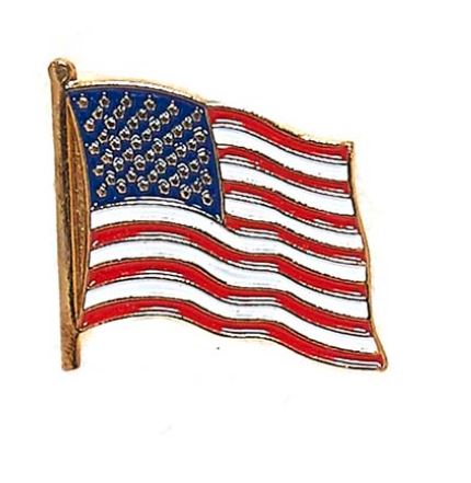 Bild von USA Flagge Pin Anstecker Kragenabzeichen