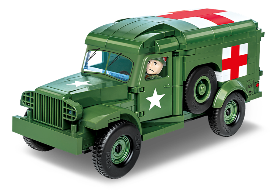 Image de Cobi 1942 Ambulance Dodge WC-54 US Army WWII Baustein Set 2257