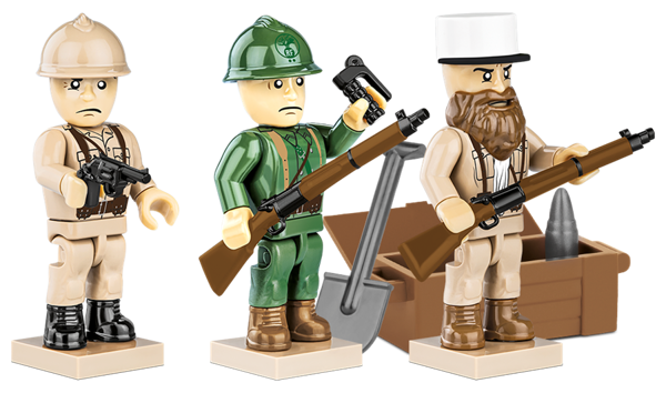 Immagine di Cobi French Armed Forces WWII Soldaten Set 2037