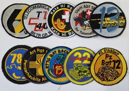 Image de Collection de Badges Armée 95 suisse 10 piéces différentes.