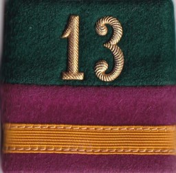 Immagine di Major Schulterpatten Logistik mit Einteilung Infanterie 13. Preis gilt für 1 Stück 
