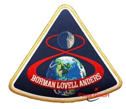 Image de Apollo 8 Commemorative Mission Abzeichen Patch Large