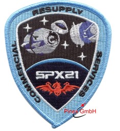 Image de SpaceX 21 CRS Commercial Resupply Services Abzeichen Patch