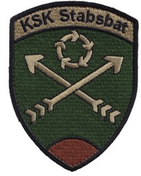 Picture of KSK Stabsbat Badge braun mit Klett
