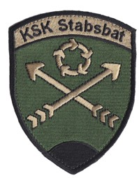 Picture of KSK Stabsbat Badge schwarz mit Klett