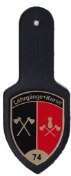 Picture of Lehrgänge und Kurse Genie / Rettung Brusttaschenanhänger Schweizer Armee