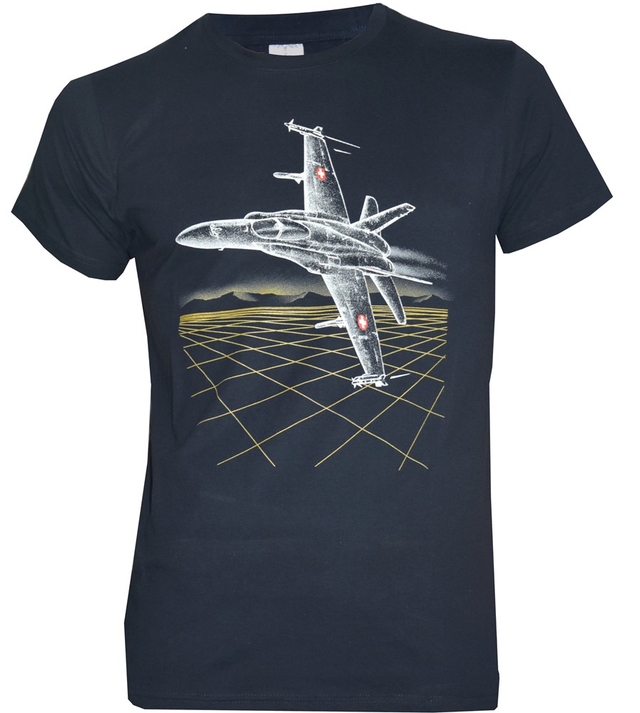 Bild von F/A-18 Hornet Schweizer Luftwaffe Erwachsenen T-Shirt