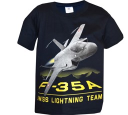 Immagine di F-35 Swiss Lightning Team T-Shirt Kinder