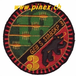 Bild von Geb S Stabkskompanie Armee 95 Badge. Territorialdiv 1, Territorialregiment 18.
