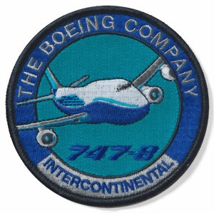 Bild von Boeing 747-8 Intercontinental Verkehrsflugzeug Abzeichen 