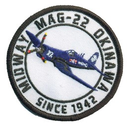 Immagine di Midway MAG-22 Okinawa Marine Aviation Group since 1942 Patch Abzeichen