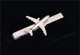 Image de Airbus A321 Krawattenklammer Pilotenabzeichen Nickel