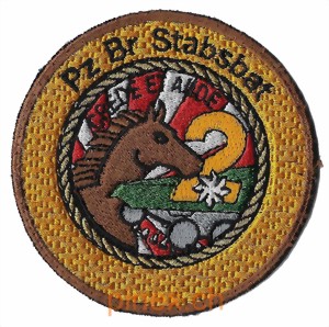 Bild von Panzerbrigade Stabsbat braun Badge