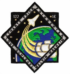 Picture of STS 122 Atlantis Crew Badge
