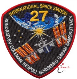 Picture of ISS 27 Expedition Badge Patch Abzeichen