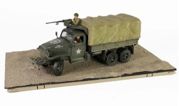 Immagine di GMC CCKW 353B w/1609 Type cab, M37 ring, & sheet metal cab U.S. 1st Infantry May 1944 Die Cast Modell 1:32