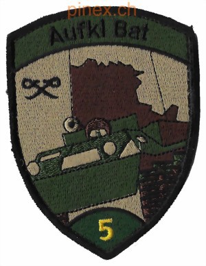 Immagine di Aufkl Bat 5 Aufklärer Bataillon 5 grün mit Klett