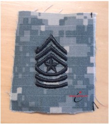 Immagine di Sergeant Major Original US Army Stoffabzeichen ohne Klett