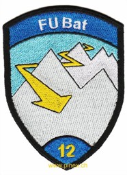 Image de FU Bat 12 blau ohne Klett Armee 21 Badge