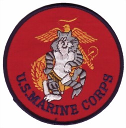 Immagine di U.S. Marine Corps Logo rund rot 