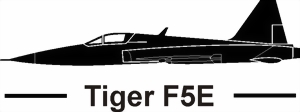 Bild von Tiger F5E mit Schrift Links