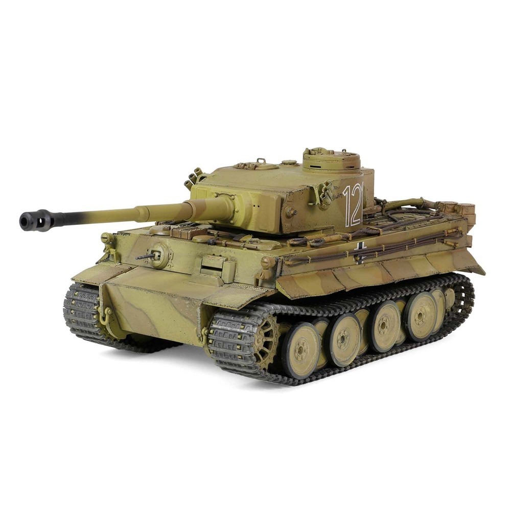 Immagine di Sd.Kfz.181 PzKpfw VI Tiger Ausführung E Erstproduktion Schwere Panzerabteilung 501 Deutsche Wehrmacht Panzer Die Cast Modell 1:32 Forces of Valor