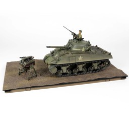 Immagine di Sherman M4A3 US Army WWII Panzer Die Cast Modell 1:32 Forces of Valor Waltersons