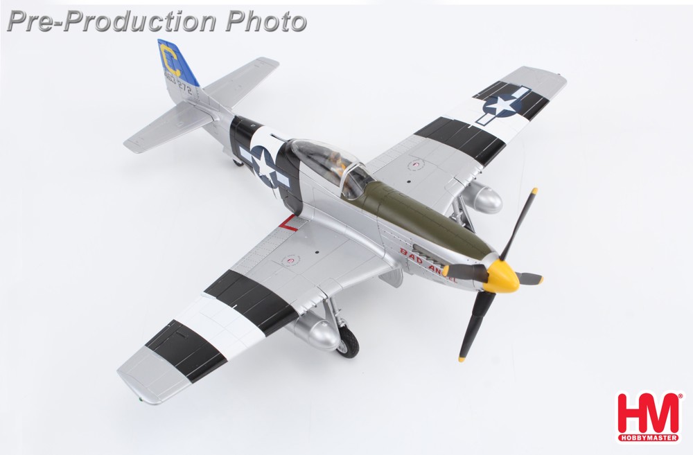 Bild von P-51D Mustang "Bad Angel" Metallmodell 1:48 Hobby Master WW2 HA7747
