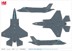 Bild von VORBESTELLUNG Lockheed Martin F-35A Lightning II Metallmodell 1:72 USAF 58th FS Elgin AFB 2018 Hobby Master HA4439 Lieferung Ende Mai