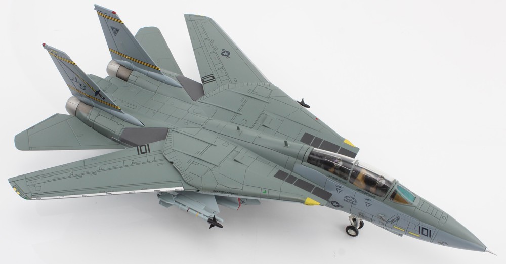 Bild von F-14D Tomcat "Last Gypsi Roll" 161860, VF-32 Swordsmen, NAS Oceana 2005. Hobby Master Modell im Massstab 1:72, HA5254