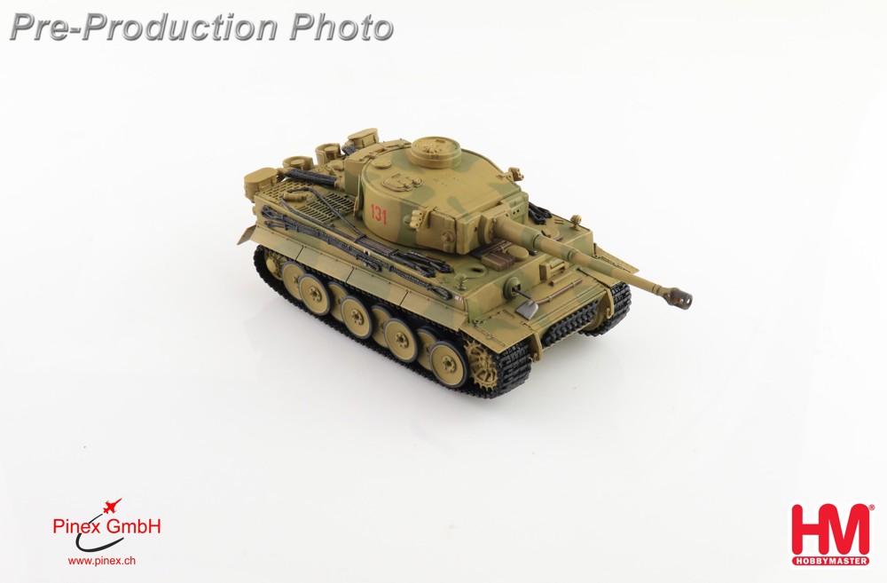 Immagine di Tiger Panzer 1, 1:56, 131 s.Pz. Abt 504 Tunesien April 1943. Metallmodell Hobby Master HG0116. VORBESTELLUNG.  LIEFERBAR AUGUST