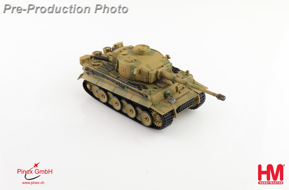 Bild von Tiger Panzer 1, 1:56, 131 s.Pz. Abt 504 Tunesien April 1943. Metallmodell Hobby Master HG0116. VORBESTELLUNG.  LIEFERBAR ENDE JUNI