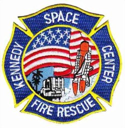 Picture of Kennedy Space Center Feuerwehrbadge, Badge sapeurs-pompiers kennedy space center ecusson brodé