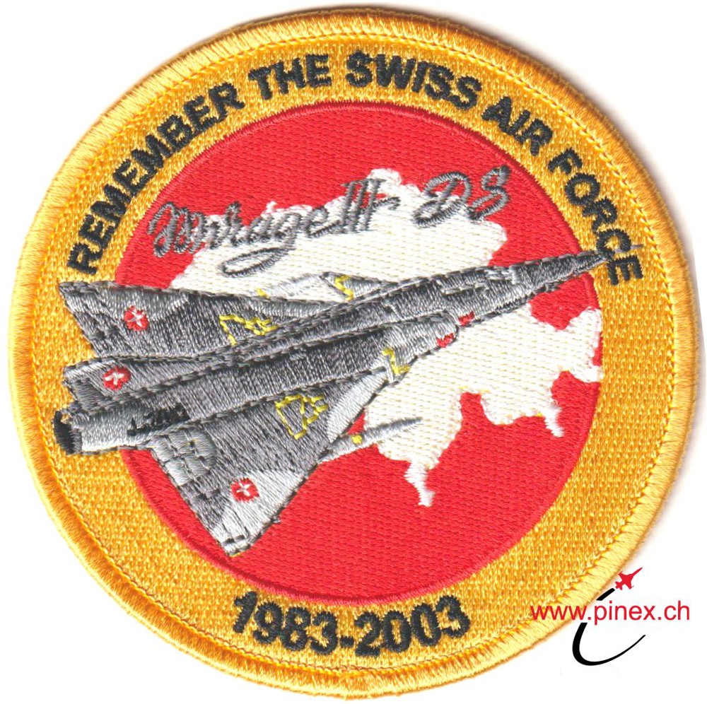 Image de Mirage 3 DS Badge Forces aériennes suisse