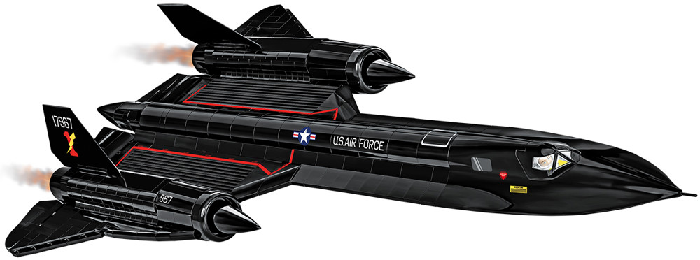 Immagine di Lockheed SR-71 Blackbird US Air Force Baustein Set Armed Forces 5891 VORBESTELLUNG Lieferung KW 45