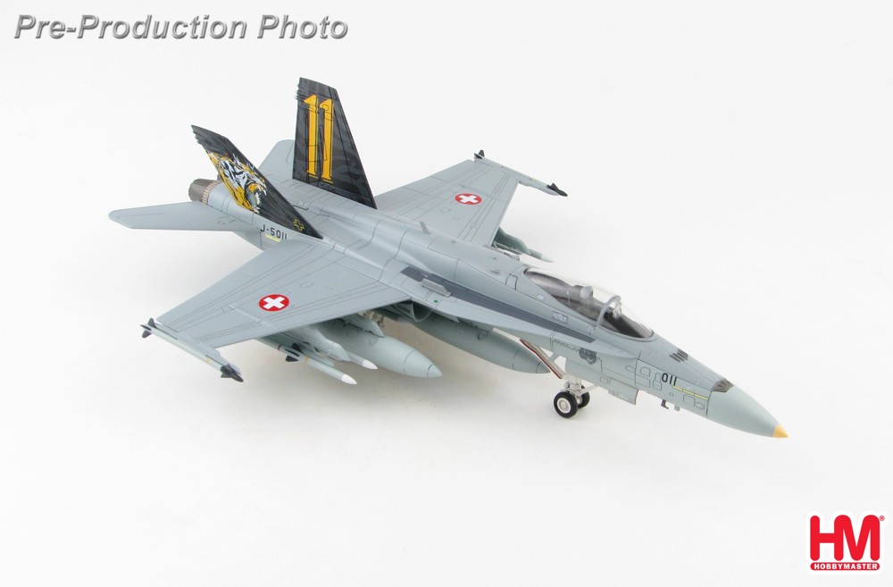 Bild von F/A-18 Hornet Staffel 11 Tiger Meet 2020 (ALTES MODELL!!) Hobby Master Diecast Modell 1:72 HA3598