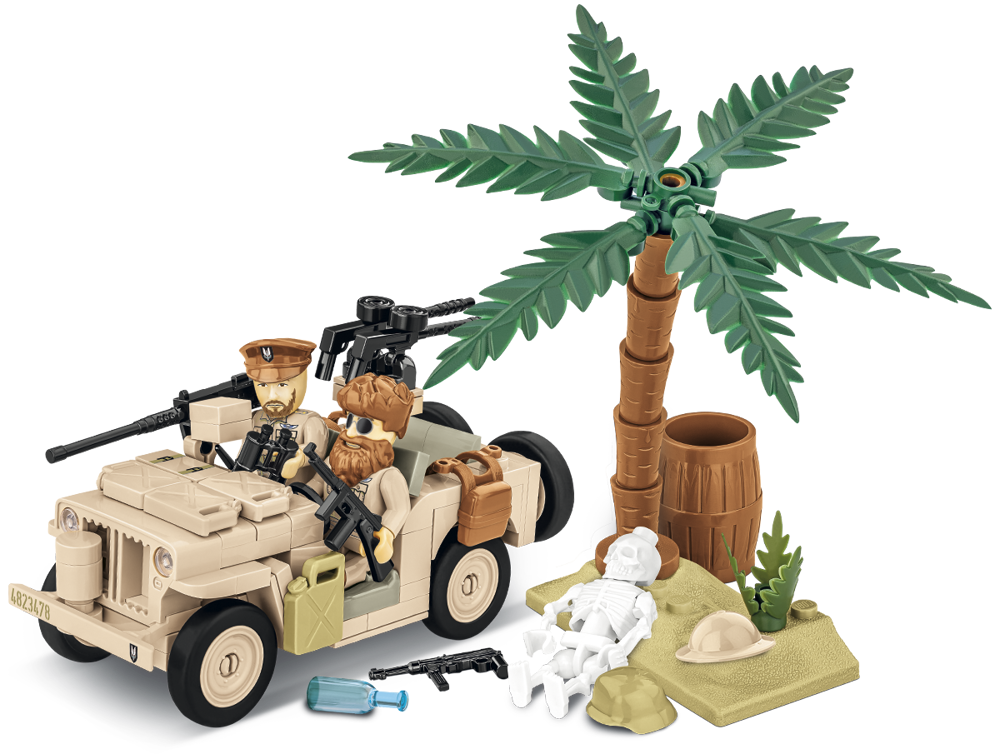 Bild von Willys MB-SAS Jeep Fahrzeug British Service Historical Collection WWII COBI 2298 VORVERKAUF Lieferung Anfang KW 51