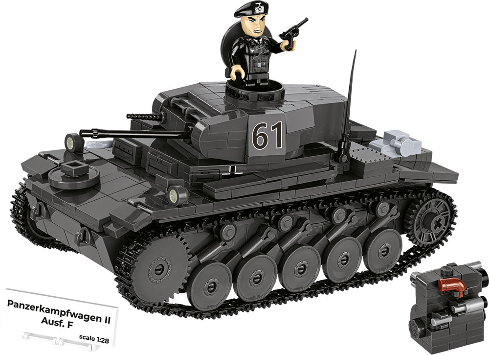 Bild von Panzerkampfwagen II Ausf. F Panzer Deutsche Wehrmacht Historical Collection WWII COBI 2597 VORVERKAUF Lieferung Anfang KW 51