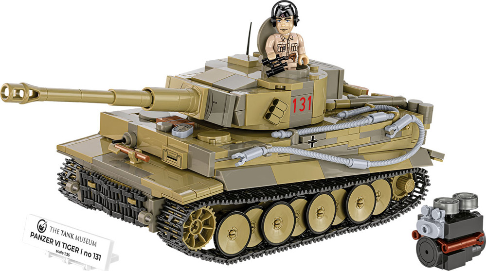 Bild von Panzer Kampfwagen VI Tiger I Nr. 131 Deutsche Wehrmacht Klemmbaustein Bausatz WWII COBI 3123 Historical Collection WWII VORBESTELLUNG Lieferung Anfang KW 51