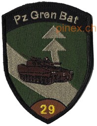Immagine di Pz Gren Bat 29 Panzergrenadierbataillon 29 braun mit Klett