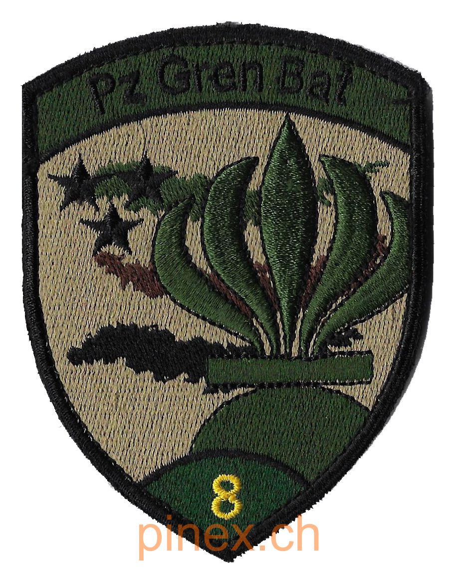 Picture of Pz Gren Bat 8 grün mit Klett Badge