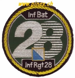 Image de Inf Bat  28  Rand gelb