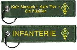 Immagine di Infanterie Füsilier Fun Schlüsselanhänger gestickt
