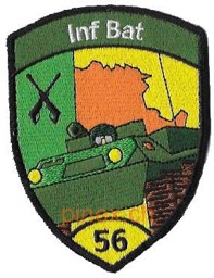Picture of Inf Bat 56 gelb Infanterieabzeichen ohne Klett 